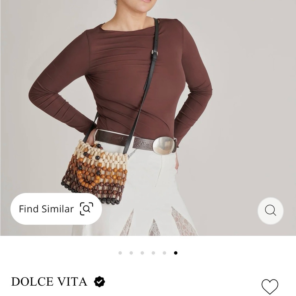 Dolce vita Beaded Crossbody Bag Caroline Multi NWT - Picture 4 of 7